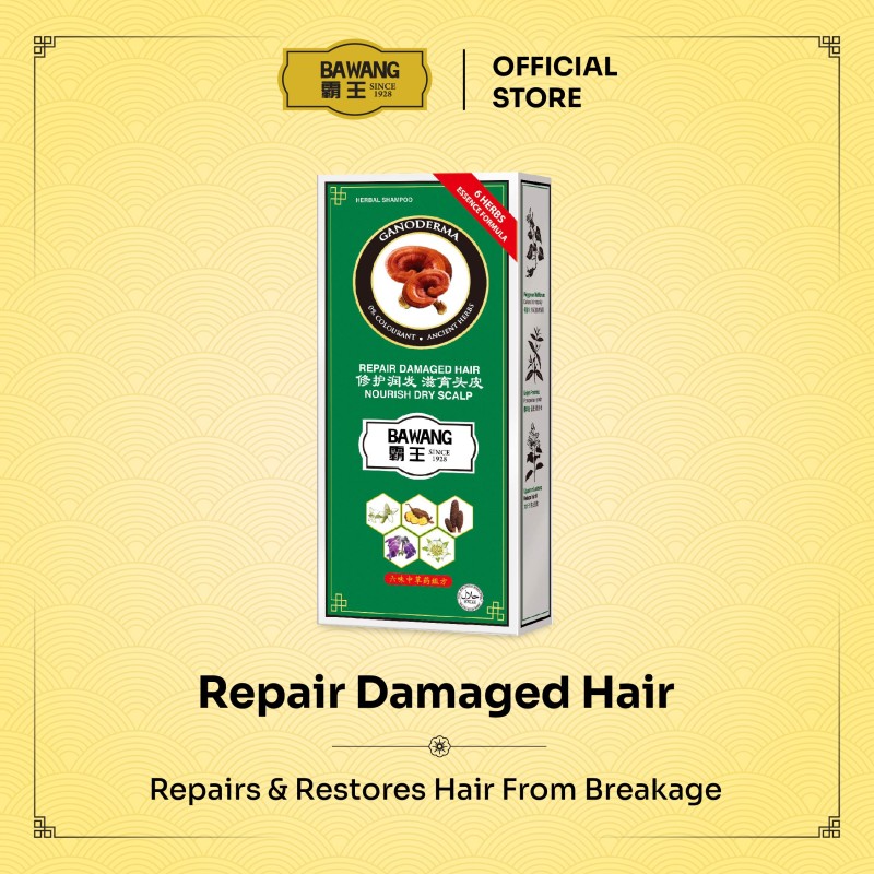 BAWANG Repair Damaged Hair Shampoo with Chinese Herbal Extracts 400ml